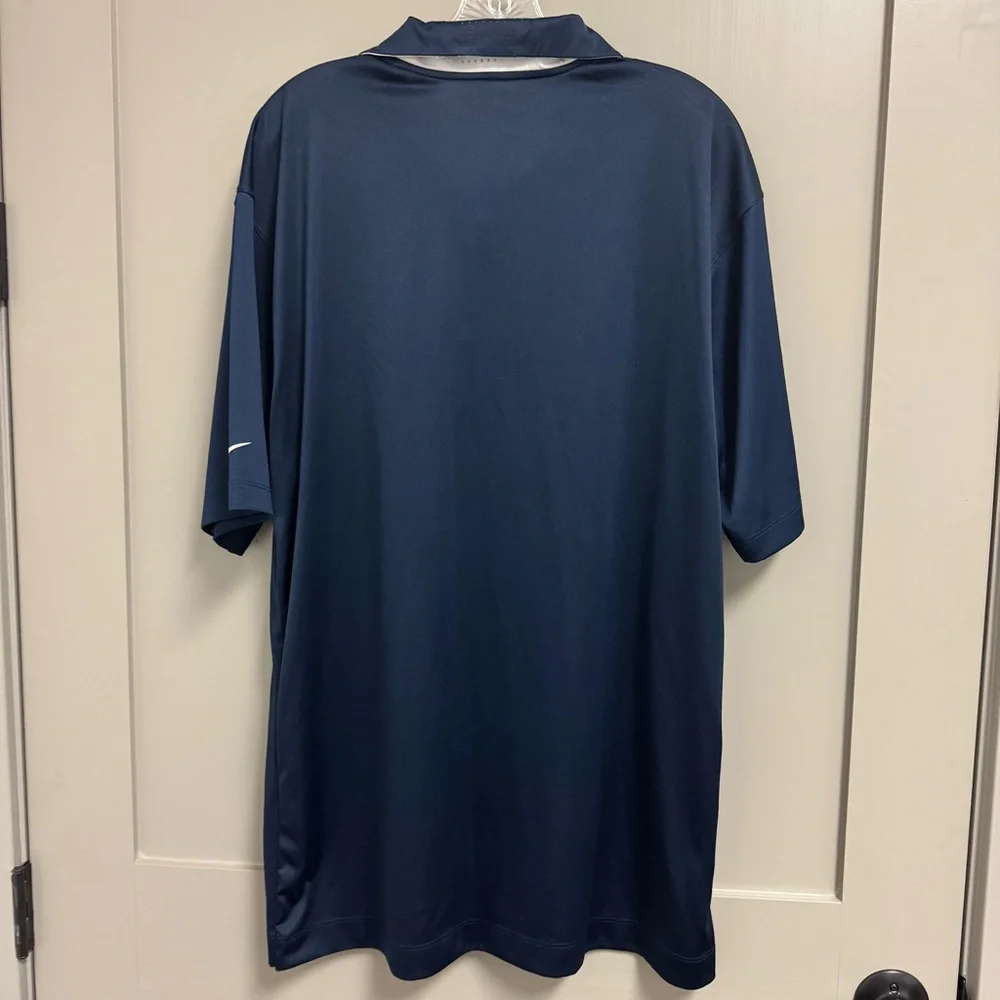 Nike Dri-Fit NFL On-Field Apparel Dallas Cowboy Polo Navy Blue ALTERED‎ to XL